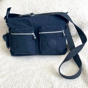 Kipling Coralie Crossbody Nylon Bag - Navy Blue